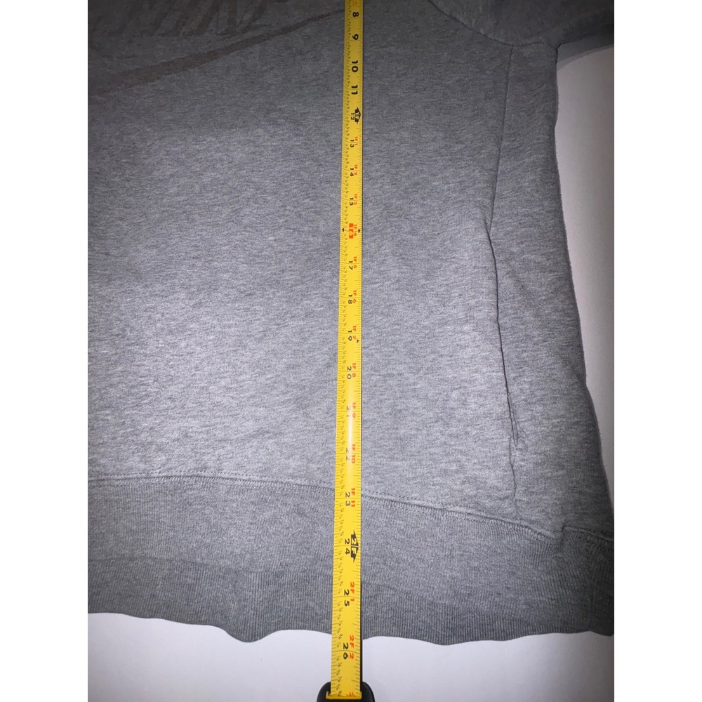 Nike Men Gray Pullover Hoodie Sweatshirt Long Sleeve Size L - Picture 11 of 14
